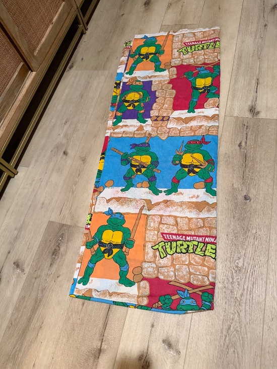 Teenage Mutant Ninja Turtles Other - Teenage Mutant ninja turtles twin flat sheet vintage